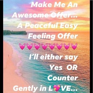 Make Me An Awesome Offer 💓 Let’s Work Together 🥰